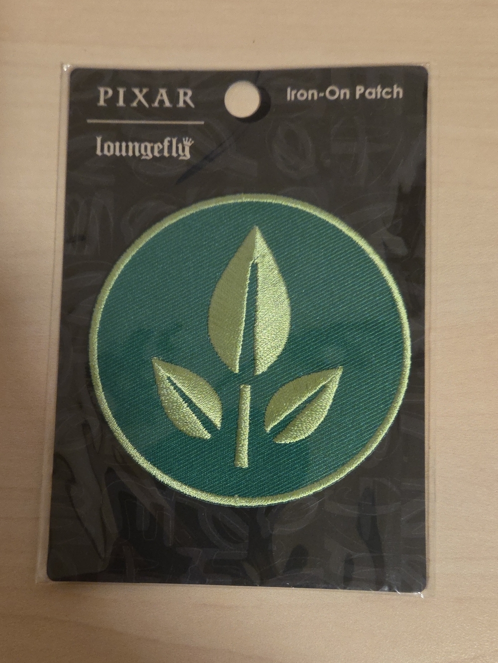 Pixar Loungefly Teal and Light-Green Botanical Iron-On Patch